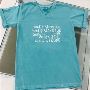 Custom made t shirt. Comfort colors. Small